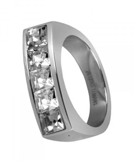 انگشتر استیل زنانه ژاک لمن, کد S-R46B54