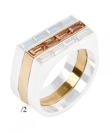 انگشتر استیل زنانه برازوی, کد BPH33C/2