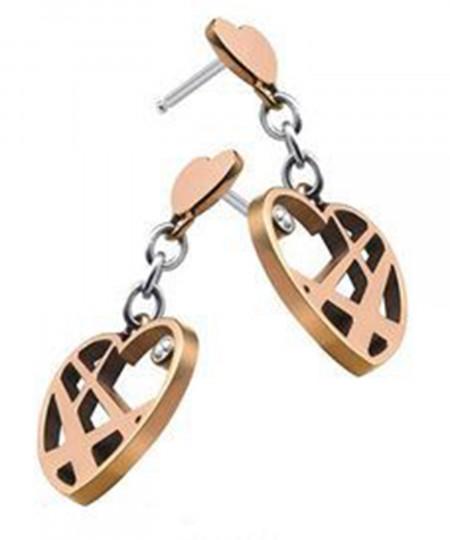 گوشواره استیل زنانه تایم فورس, کد TS5019P