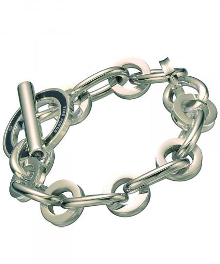 دستبند استیل زنانه تایم فورس, کد TS5145BS