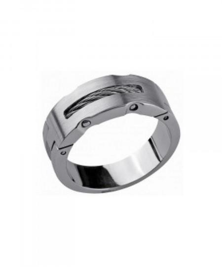 انگشتر استیل مردانه روشه, کد A062362