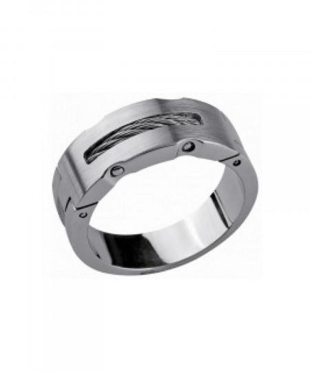 انگشتر استیل مردانه روشه, کد A062364