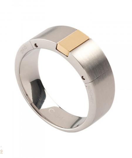 انگشتر استیل مردانه روشه, کد A451760