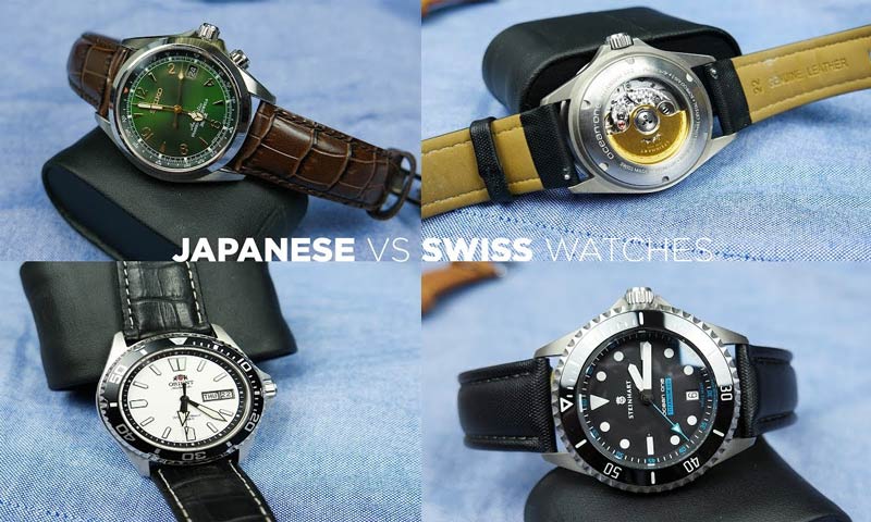 تفاوت بین ساعت های سوئیسی و ساعت های ژاپنی