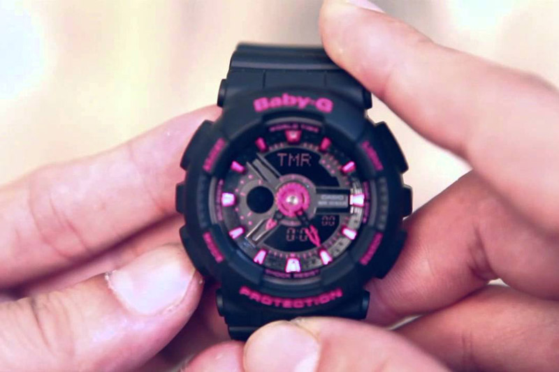 بهترین ساعت ورزشی زنانهی کاسیو Casio مدل BA-111-1ADR