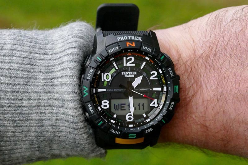 ساعت مچی مردانهی کاسیو Casio زیرمجموعهی Protrek مدل PRT-B50-1DR