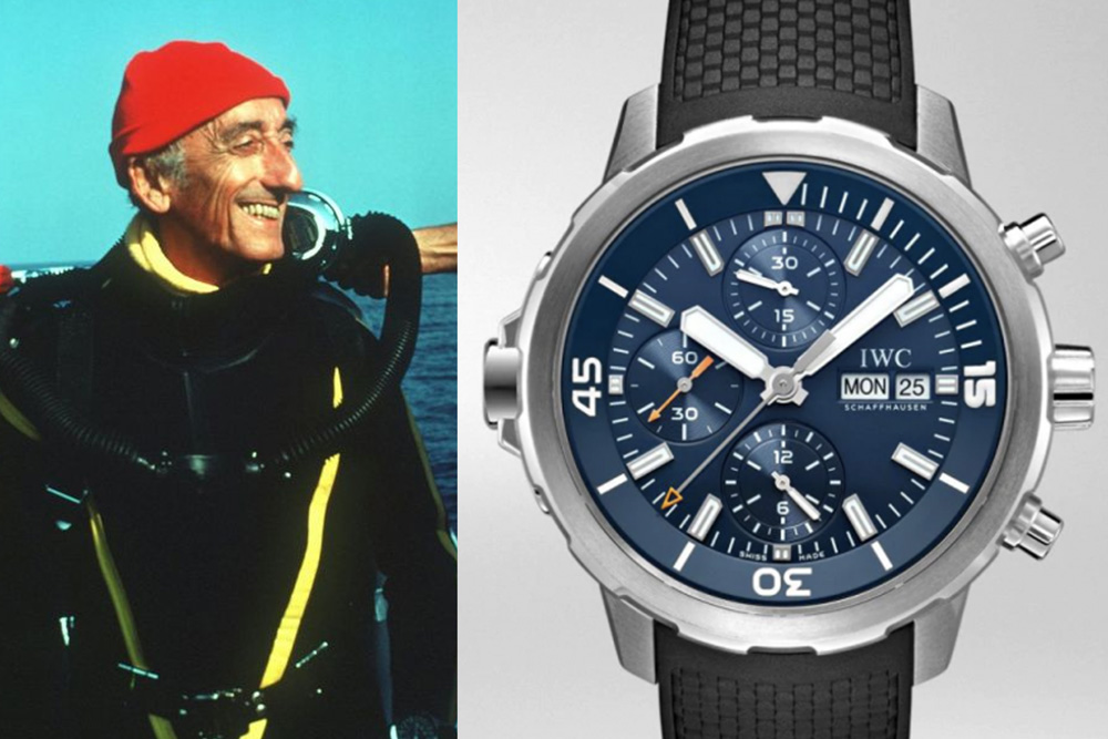 ساعت کرنوگراف Jacques Cousteau" Aquatimer" ژاک کوستو آکواتامیر از برند IWC