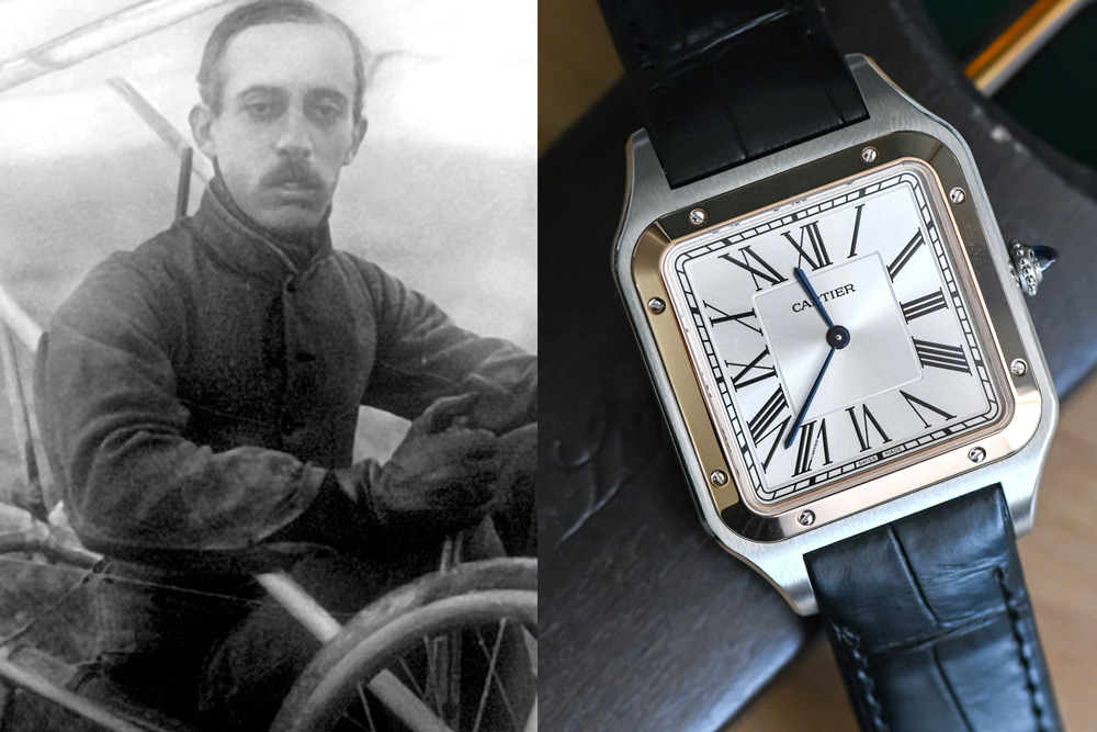 ساعت سانتوس دومونت از برند کارتیه "Cartier "Santos-Dumont