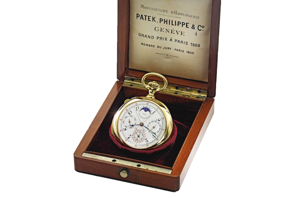 سال ۱۸۸۹ پتک فیلیپ تاریخچه ساعت تقویم دار