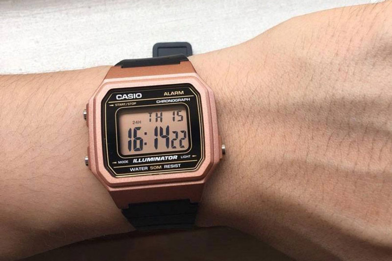 ساعت مردانه ی کاسیو Casio مدل W-217HM-5AVDF