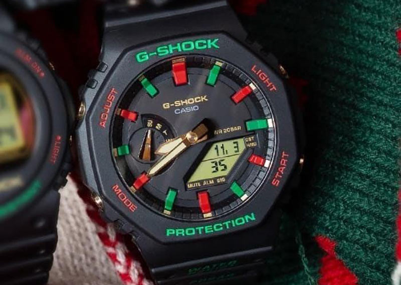 ساعت مردانه ی کاسیو G-Shock مدل GA-2100TH-1ADR