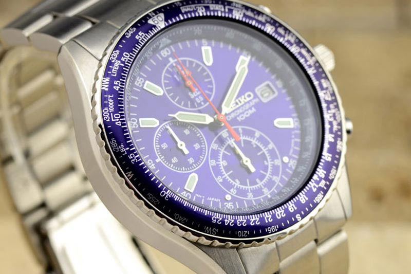 2. ساعت خلبانی سیکو Seiko مدل SND255P1 فلایت مستر