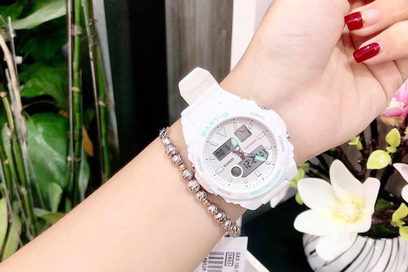 ساعت زنانه کاسیو دیجیتال Baby-G مدل BAX-100-7ADR