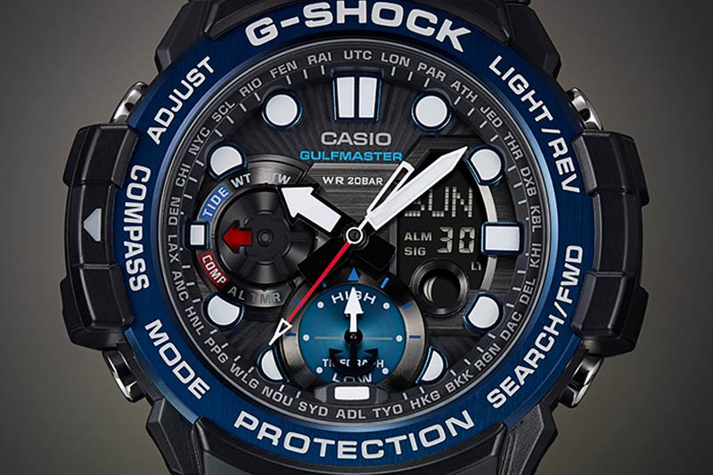 ساعت مردانه ی کاسیو G-Shock مدل GWN-1000B-1ADR