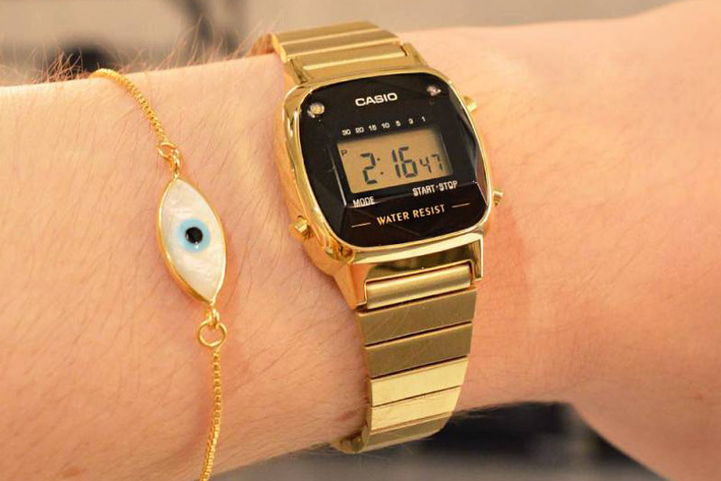 ساعت دیجیتال زنانه‌ کاسیو Casio مدل LA670WGAD-1DF