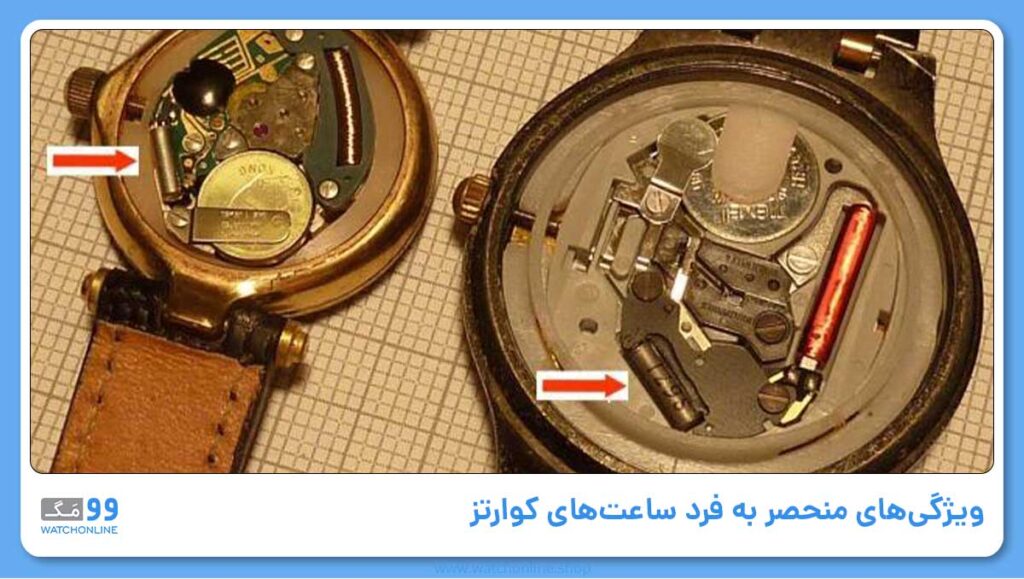 ویژگیهای منحصر به فرد ساعتهای کوارتز