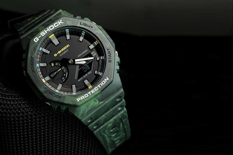 ساعت جی شاک مردانه مدل GA-2100FR-3ADR