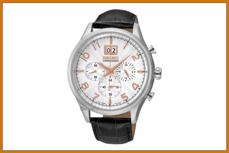 ساعت مردانه موتور کوارتز سیکو زیرمجموعه Chronograph مدل SPC087P1