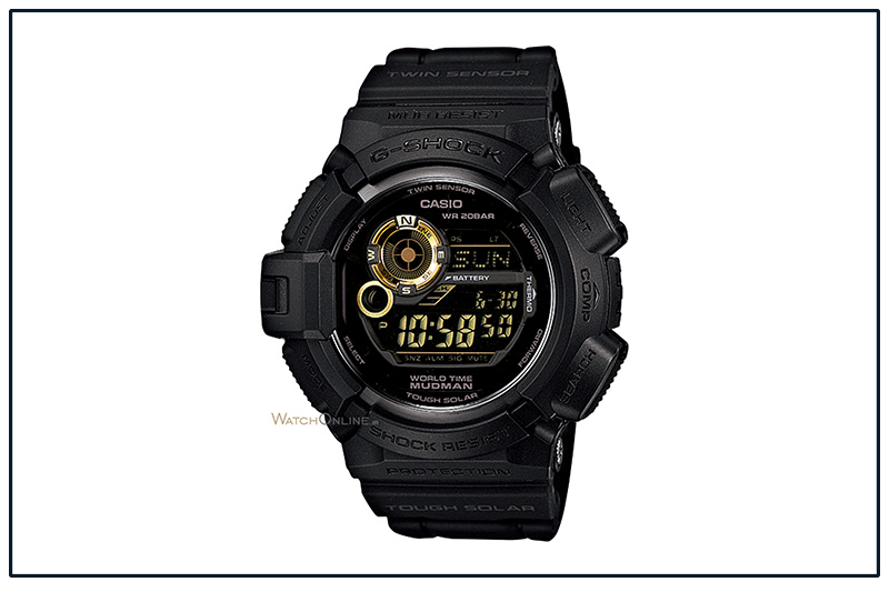 ساعت مردانه کاسیو مدل G-9300GB-1DR زیر مجموعه جی شاک