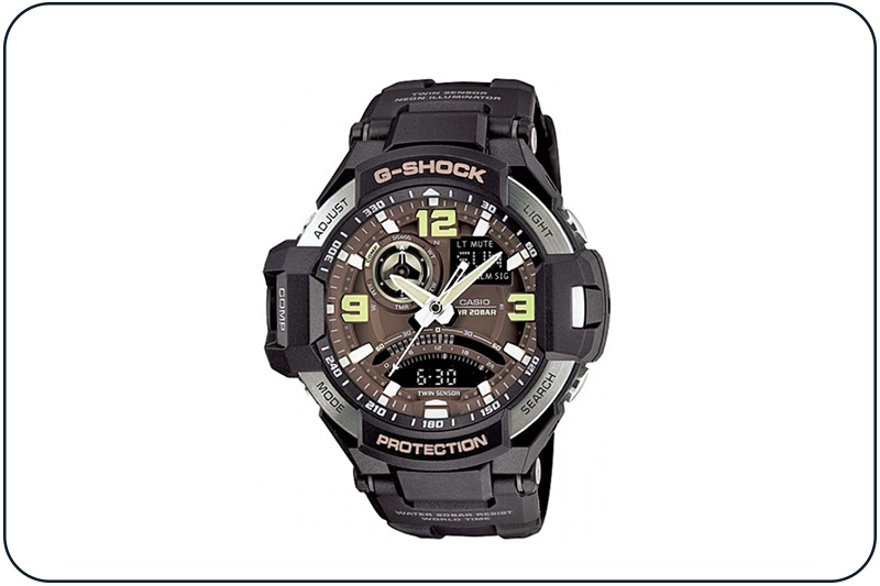 ساعت مردانه کرنوگراف دار کاسیو زیرمجموعه G-Shock مدل GD-100-1BDR