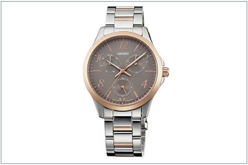 ساعت اورینت با بند استیل ضد زنگ زنانه مدل SSX09002K0 زیر مجموعه Quartz