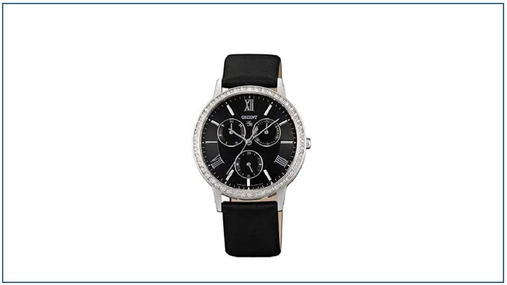 ساعت بند چرم اورینت زنانه مدل SUT0H00BB0 زیر مجموعه Quartz